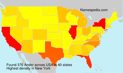 Surname Ander in USA