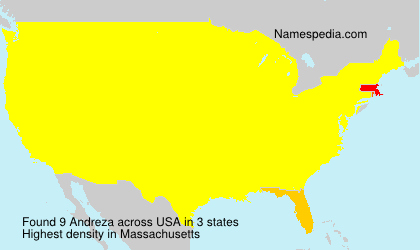 Surname Andreza in USA
