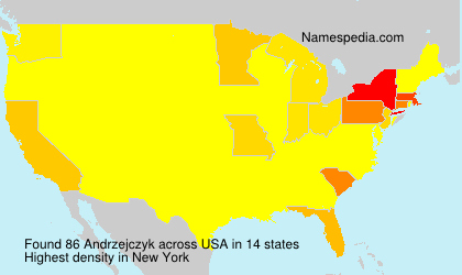 Surname Andrzejczyk in USA