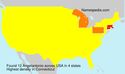 Surname Angelantonio in USA