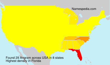 Surname Angram in USA