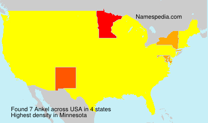 Surname Ankel in USA