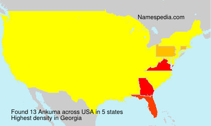 Surname Ankuma in USA