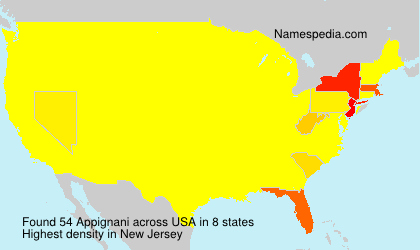 Surname Appignani in USA