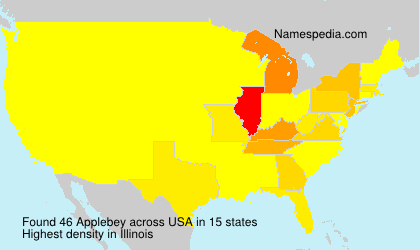Surname Applebey in USA
