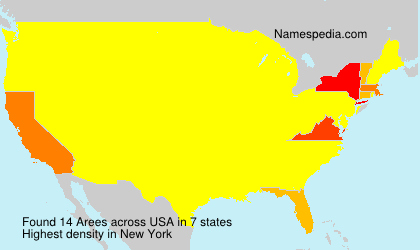 Surname Arees in USA