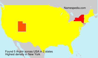 Surname Arghir in USA