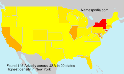 Surname Arkadiy in USA