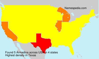 Surname Armadina in USA