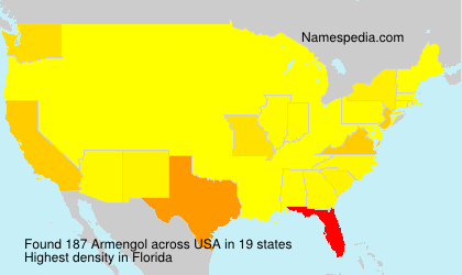Surname Armengol in USA