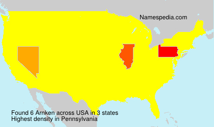 Surname Arnken in USA