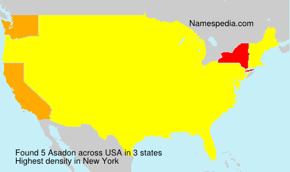 Surname Asadon in USA
