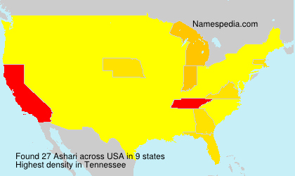 Surname Ashari in USA