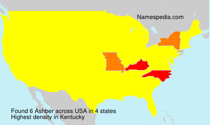 Surname Ashber in USA
