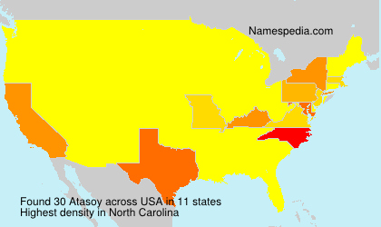 Surname Atasoy in USA