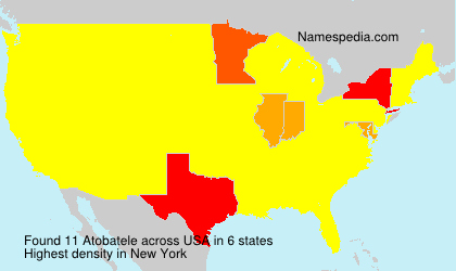 Surname Atobatele in USA