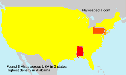 Surname Atras in USA