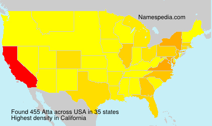 Surname Atta in USA