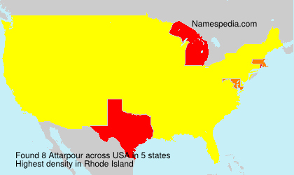 Surname Attarpour in USA