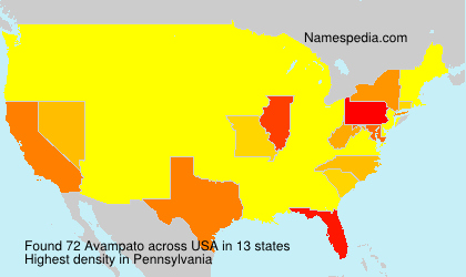 Surname Avampato in USA