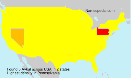 Surname Aykul in USA