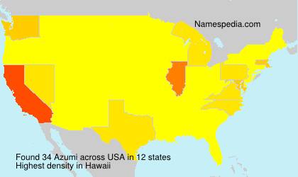 Surname Azumi in USA