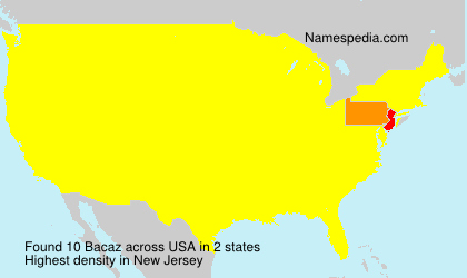 Surname Bacaz in USA
