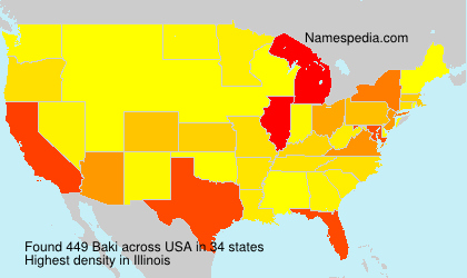 Surname Baki in USA
