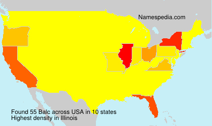Surname Balc in USA
