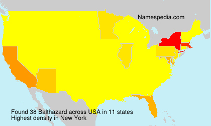 Surname Balthazard in USA