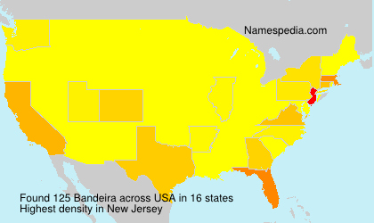 Surname Bandeira in USA