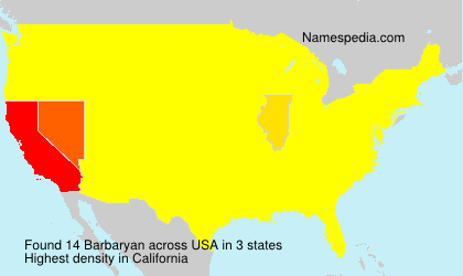 Surname Barbaryan in USA