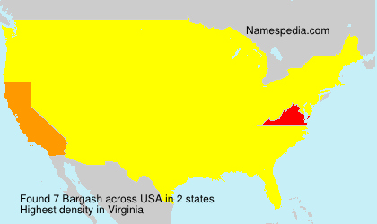 Surname Bargash in USA