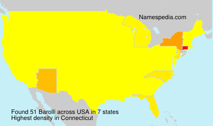 Surname Barolli in USA