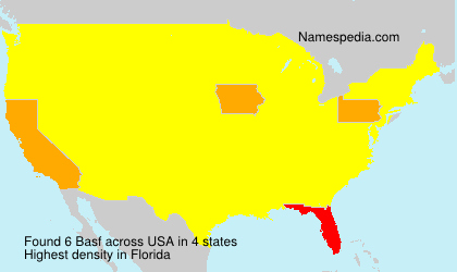 Surname Basf in USA