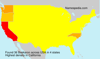 Surname Baskaron in USA