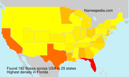 Surname Bassa in USA