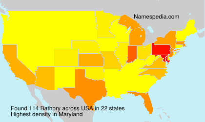 Surname Bathory in USA