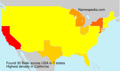 Surname Batki in USA