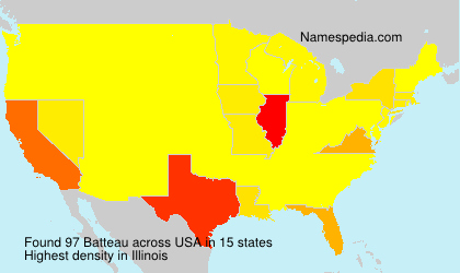 Surname Batteau in USA