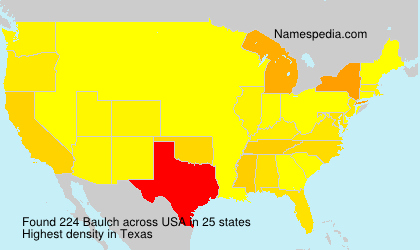 Surname Baulch in USA