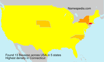 Surname Bavasso in USA