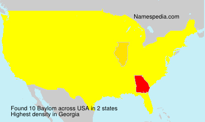 Surname Baylom in USA