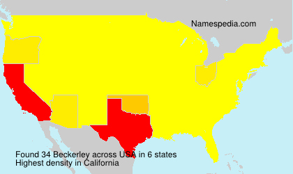 Surname Beckerley in USA