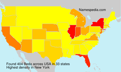 Surname Beda in USA