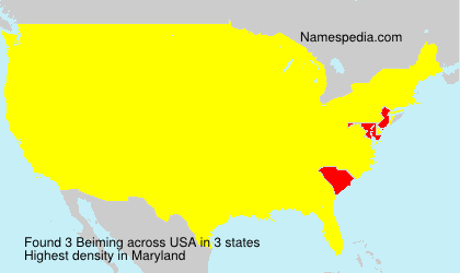 Surname Beiming in USA