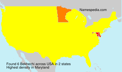 Surname Bekhechi in USA