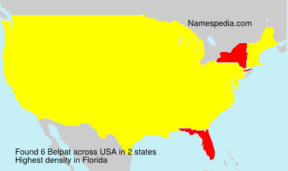 Surname Belpat in USA