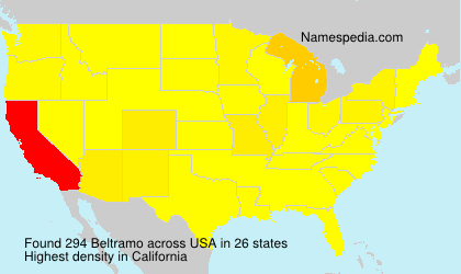 Surname Beltramo in USA
