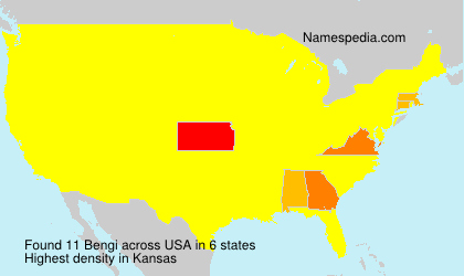 Surname Bengi in USA